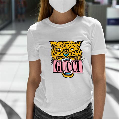 gucci tiger patch shirt|Gucci tiger sequin shirt.